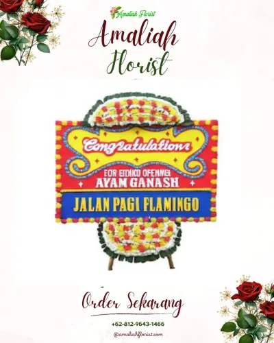 Bunga Papan Congratulation di Gunungagung
